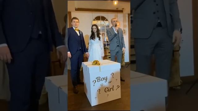 Гендер пати! Создание коробки для неё и результат