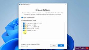 How to Stop Windows 10/ 11 From Saving Files to OneDrive | Remove the red cross on folder icons