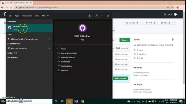 Creating a New GitHub Repository смотреть онлайн