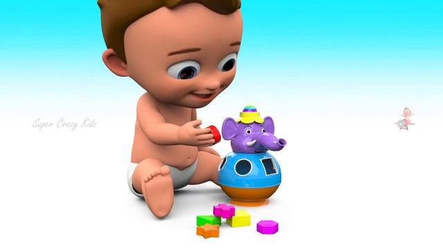 Frog Color Balls Wooden Hammer Toy Set 3D | Little Baby Play Learning Colors for Children Kids Toys смотреть онлайн