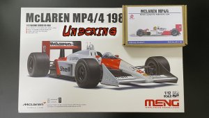 Распаковка 1/12 McLaren MP 4/4 от Meng + допы от Hobby Design