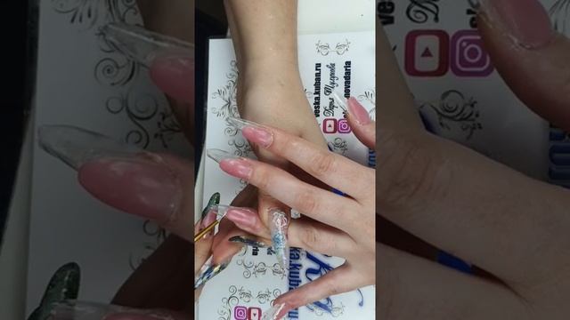 запись прямого эфира. аквариумный дизайн ногтей. смотреть онлайн