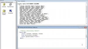 SAS Tip: Working with SAS Dictionary Tables