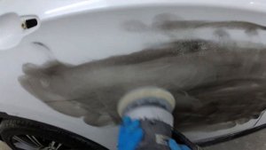 Покраска переходом белый перламутр BMW X1