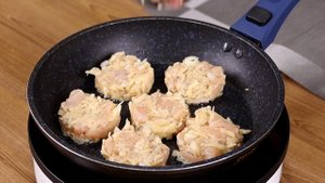 Куриные оладьи с картофелем