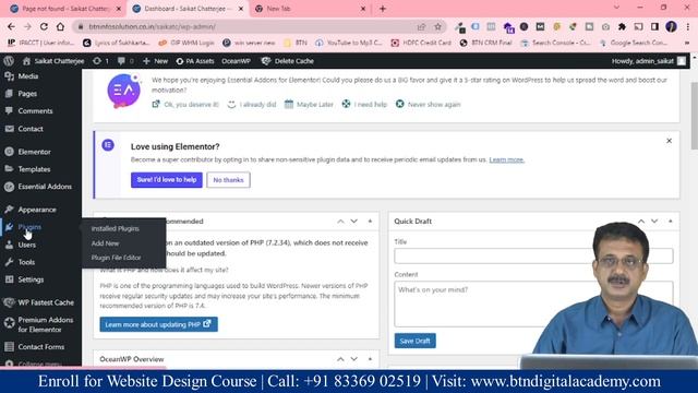 Learn How to Fix 404 error in WordPress Website |  BTN Academy | WordPress Tutorial 2023