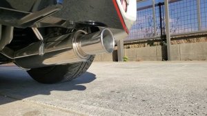 Honda Fit GK5 RS muffler sound  HKS silent Hi Power + Spoon Center pipe