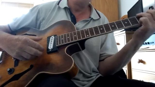 George Harrison's 'Something' (cover) Ibanez AF55-TF-12-03 смотреть онлайн