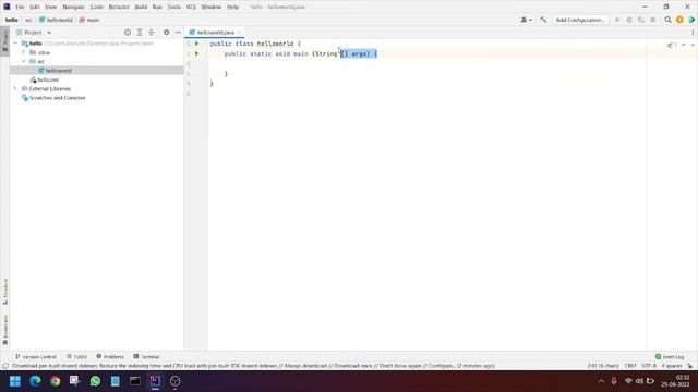 Writing first Java Programme | Hello World program in java | Coding Skills | Learn Java from Scratc