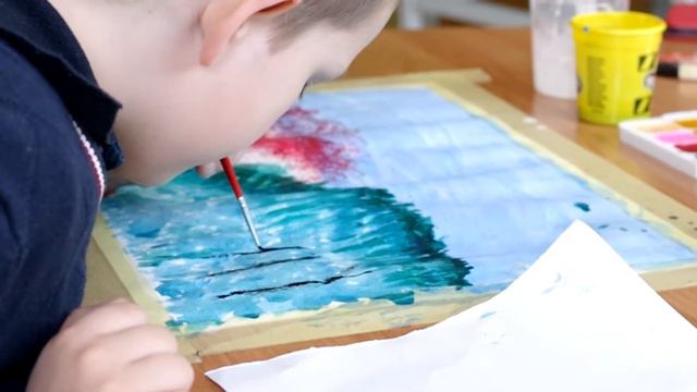 ДЕТСКИЙ МАСТЕР-КЛАСС «ПЕЙЗАЖ С ЦВЕТУЩЕЙ САКУРОЙ» | FITNESS 24 НА ВЕТЕРАНОВ смотреть онлайн