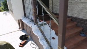 сварка перил и балясин #сантимшва #сваркаэлектродом #сваркаперил #сварка #сварщик