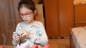 Распаковка куклы с длинными волосами.  Дочки и сыночки