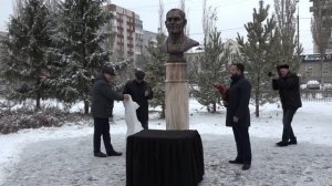 Открытие бюста Александру Пушнице