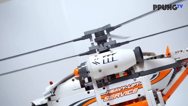 LEGO Technic 42052 - Full RC motorized Heavy Lift Helicopter by 뿡대디 смотреть онлайн