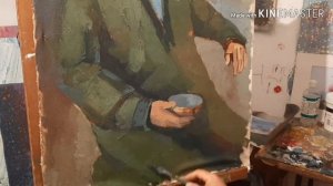 Академический живопись портрет с руками мастер класс