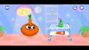 Игра мир смешной еды | лечим луковицу вместе!