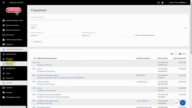 Презентация системы дистанционного обучения Uchi.pro
