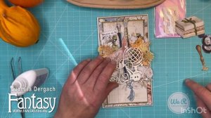 "Осенние открытки на школьную тему" к дню учителя / Мастер-класс /  Скрапбукинг / #dies_Fantasy