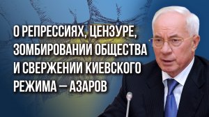 Нужны очень серьёзные усилия: как свергнуть режим Зеленского и навести порядок на Украине - Азаров