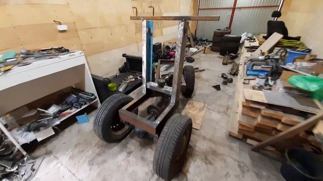 Сборка мини-погрузчика из мостов ВАЗ. Уникальная была сборка. смотреть онлайн