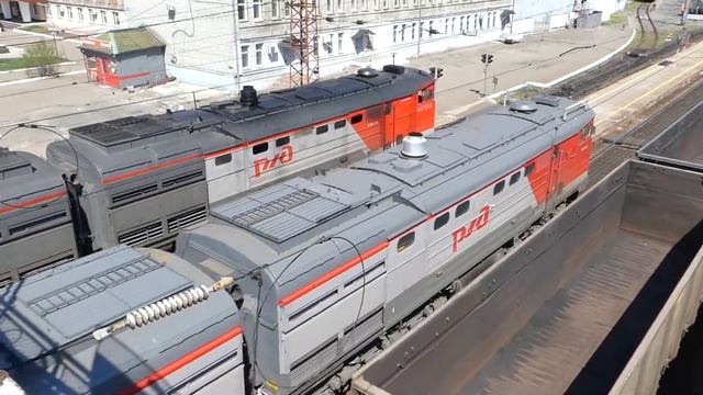 3ТЭ10МК-1276, 2ТЭ10МК-2836 и 2ТЭ10МК-3274 смотреть онлайн