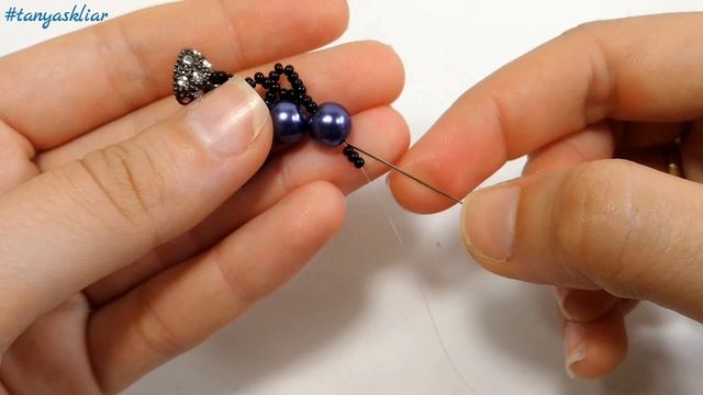 Колье из Бисера и Бусин Мастер Класс Beebeecraft / Necklace from Beads and Beads Master Class