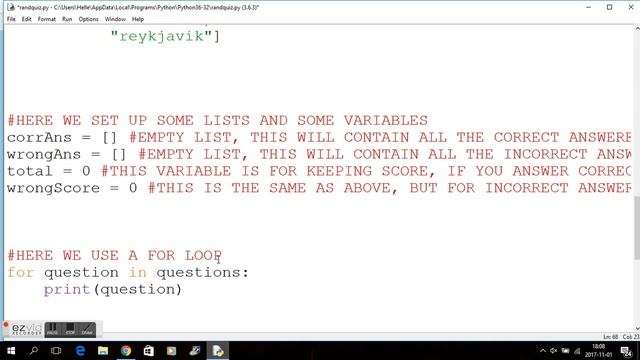 PYTHON - TRIVIA QUIZ GAME