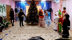 Новогодний утренник в детском саду "Золотой ключик"