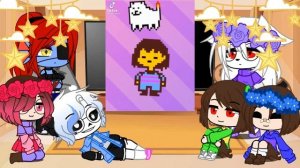 Реакция Андертейл и Бетти на ТТ()Gacha Club()