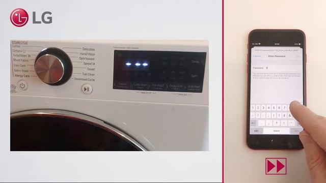 Lavatrici LG | Come collegare la lavatrice alla applicazione ThinQ LG (Iphone) смотреть онлайн