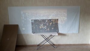 Световозвращайка на лаке. Фуфло как экран для проектора.