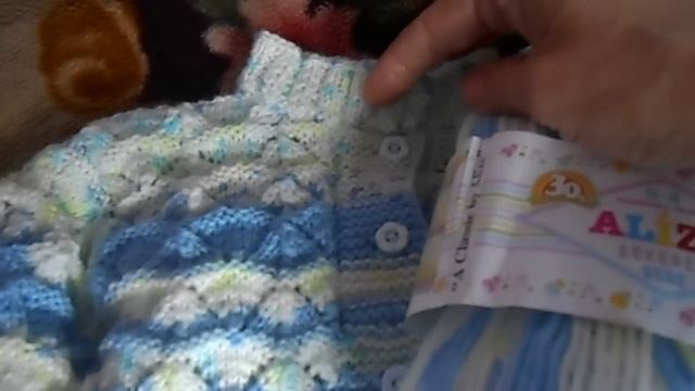 Детский костюмчик из пряжи Alize sekerim bebe