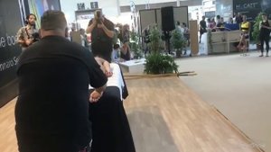 Rimini wellness 2018 con accademia del massaggio di Antonio Cerrone stand di Gennaro Setola