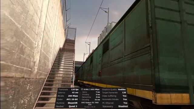 Half-Life 2: VR Mod | Meta Quest 3 | AV1 CODEC | Wi-Fi 6E | RX 7900 XTX | R9 7950X3D