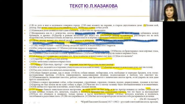 СОЧИНЕНИЕ ЕГЭ по тексту  Казакова Ю.П. о докторе и слепом псе.