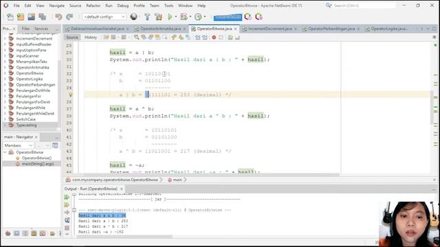 Tutorial Menggunakan Operator Bitwise AND OR XOR NOT SHIFT LEFT & SHIFT RIGHT | Belajar Bahasa Java смотреть онлайн