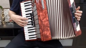 Бесаме мучо в новой аранжировке на аккордеоне (как играть). Besame Mucho on accordion.