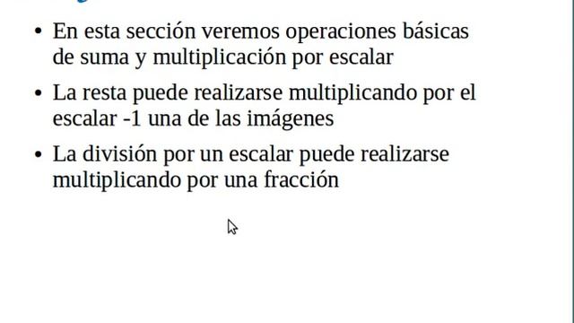 Derivadas discretas y operaciones básicas con imágenes смотреть онлайн