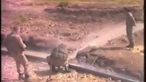 Работа трубопроводного батальона со Смелы. Местные постоянно из-за керосина повреждали  трубы. Афган