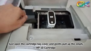How to Replace HP500 Plotter Ink Cartridge