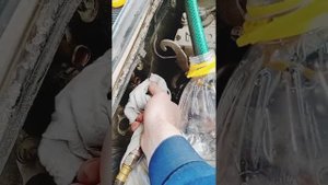Промывка радиатора печки на тойота марк 2 и любом другом авто за 10 минут
