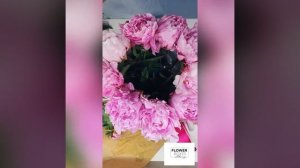 Как сделать цветочную коробку с пионами
