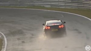 Nurburgring Nissan GT-R R35 SPECIAL- Flames, Pops, Bangs, Engine Sounds!