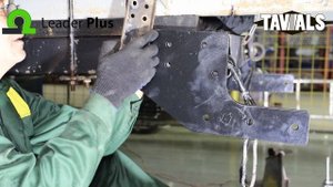 Установка фаркопа  T-GAZ-11FC для ГАЗель NEXT фермер 2013 - …. г. в.(удлиненная база)