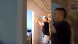 Рубанок для выравнивания штукатурки!