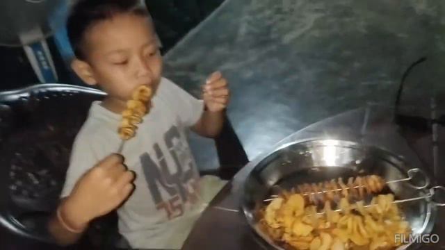 Simple Spirel potato 🍠 making at home смотреть онлайн