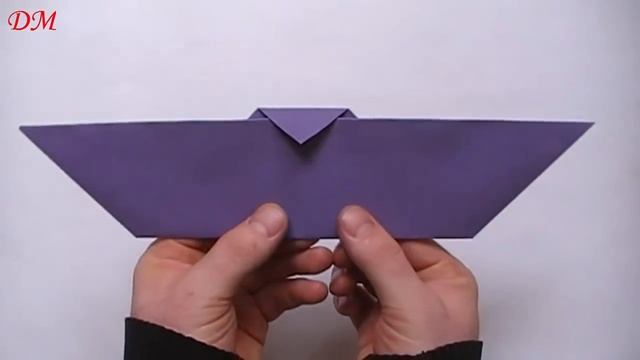 Как сделать летучую мышь из бумаги за 5 минут. Летучая мышь оригами своими руками. Поделки из бумаг смотреть онлайн