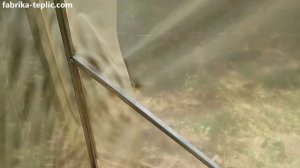 Теплица под плёнку. Каркас из квадратной оцинкованной трубы