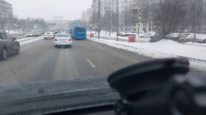 Москва, 24 февраля 2023. Маршрут: ул. Новомарьинская - ул. Маршала Бирюзова - ул. Новомарьинская.