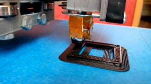 3D принтер печать 1мм соплом
